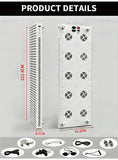 Technical specifications of a cooling system with dimensions and features for Full-Body Red Light (LED) Therapy Panel Device.  It is an ideal value LED device purchase.