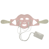 Color Light Pink face mask with electronic control components for facial treatments. It is an ideal LED device purchase.