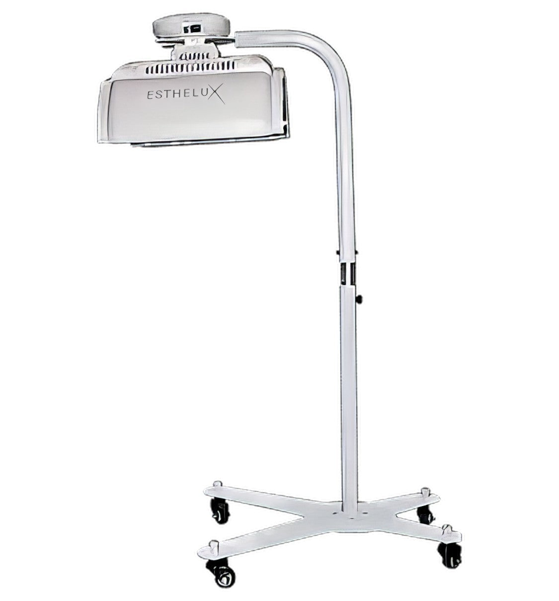 Esthelux medical device on a stand with wheels. It is an ideal value LED device purchase.
