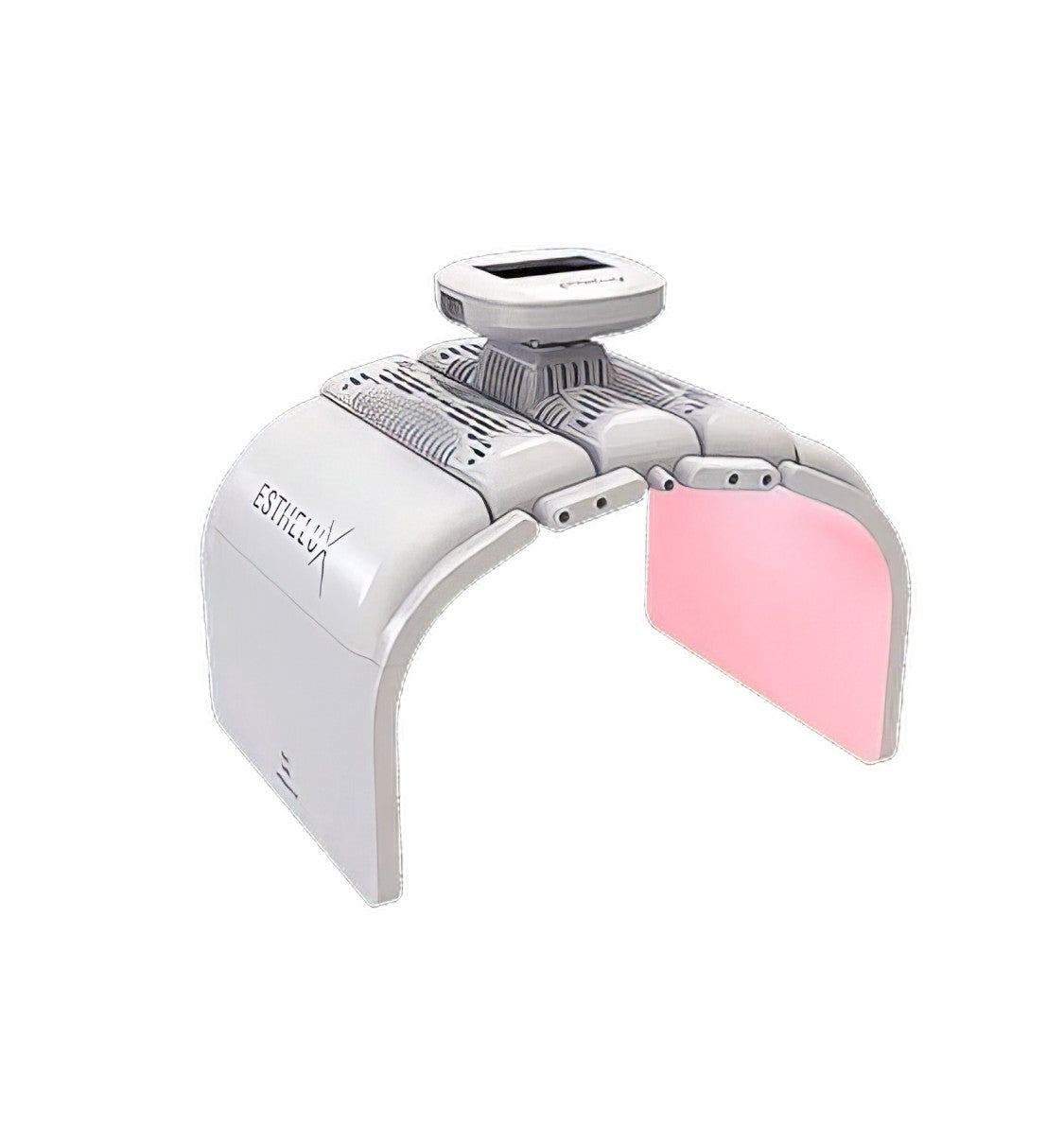 White LED light therapy device with pink panel. It is an ideal value LED device purchase.
