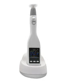 A handheld non-invasive plasma treatment device on a stand. It is a great plasma device purchase.