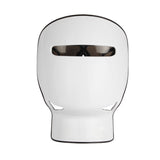 Image showing White LED Face mask with transparent spacing for eye view on a white background. It is a great LED purchase.