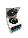 A portable centrifuge machine with a digital display and multiple settings, designed for laboratory use. It is an ideal centrifugation device purchase.