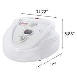 Kendal 2 in 1 Professional Diamond Microdermabrasion Machine with dimensions displayed. It is an ideal device purchase.