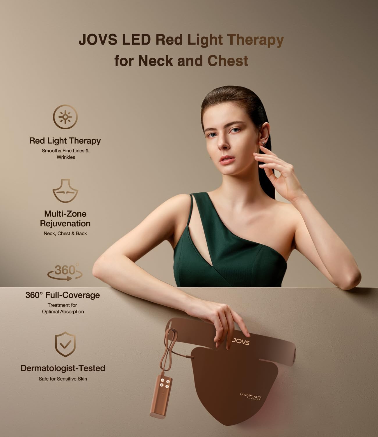 JOVS LED Red Light Therapy Mask