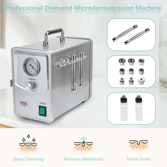 Diamond Microdermabrasion Device removes blackheads, shrink pores and does deep cleansing. It is an ideal device purchase.