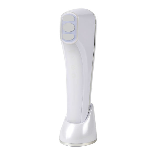 White handheld device with a control button component on a white background. It is an ideal EMS device purchase.