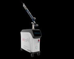 PicoIris® Advanced 5-Mode Picosecond Laser medical device with a nozzle on wheels. It is an ideal laser device purchase.
