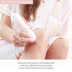Face and Body exfoliation shown in the image. It is an ideal device purchase.