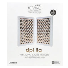 Revive Light Therapy Lux Collection dpl IIa anti-aging and acne treatment multi-spectrum light panel. It is great red light device purchase.
