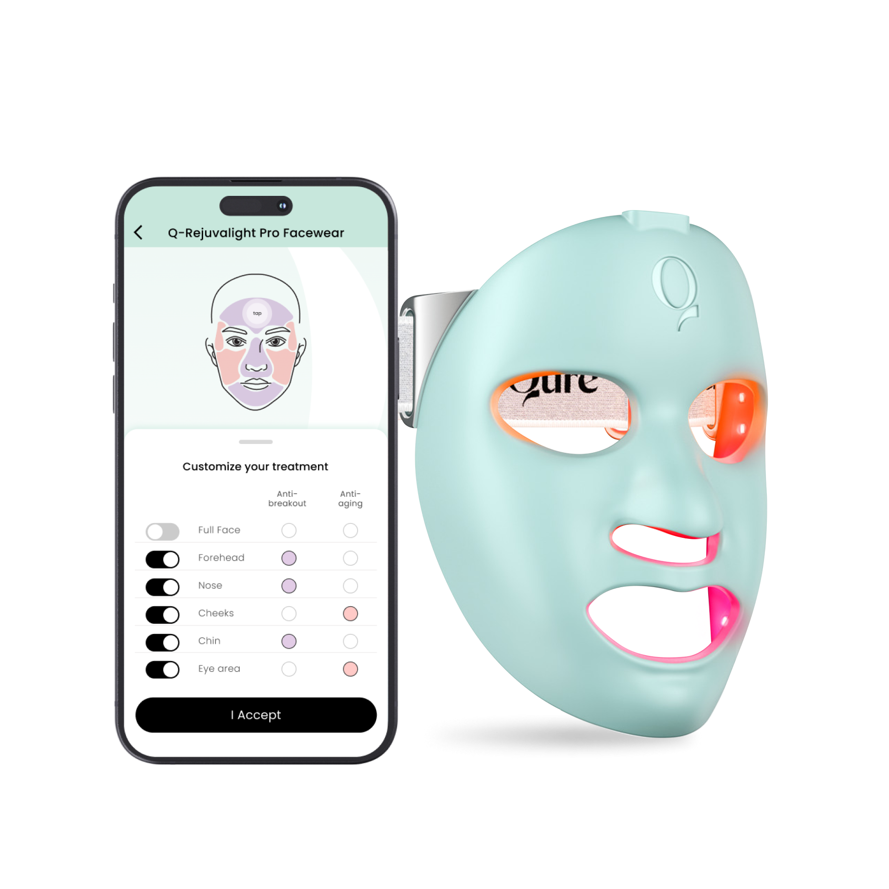 Q-Rejuvalight Pro Facewear