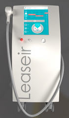 Leaseir medical device with digital display and single treatment handpiece. It is a great value quad diode laser device system purchase.