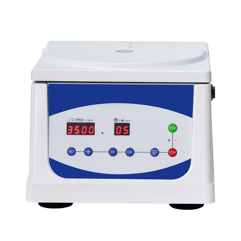 Laboratory centrifuge a digital display control panel on the front side. It is the best device purchase.