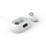 MLAY Radiofrequency Beauty Device RF02, with a white circular base and a handheld device attached via a cable. It is an ideal RF Laser device purchase. 