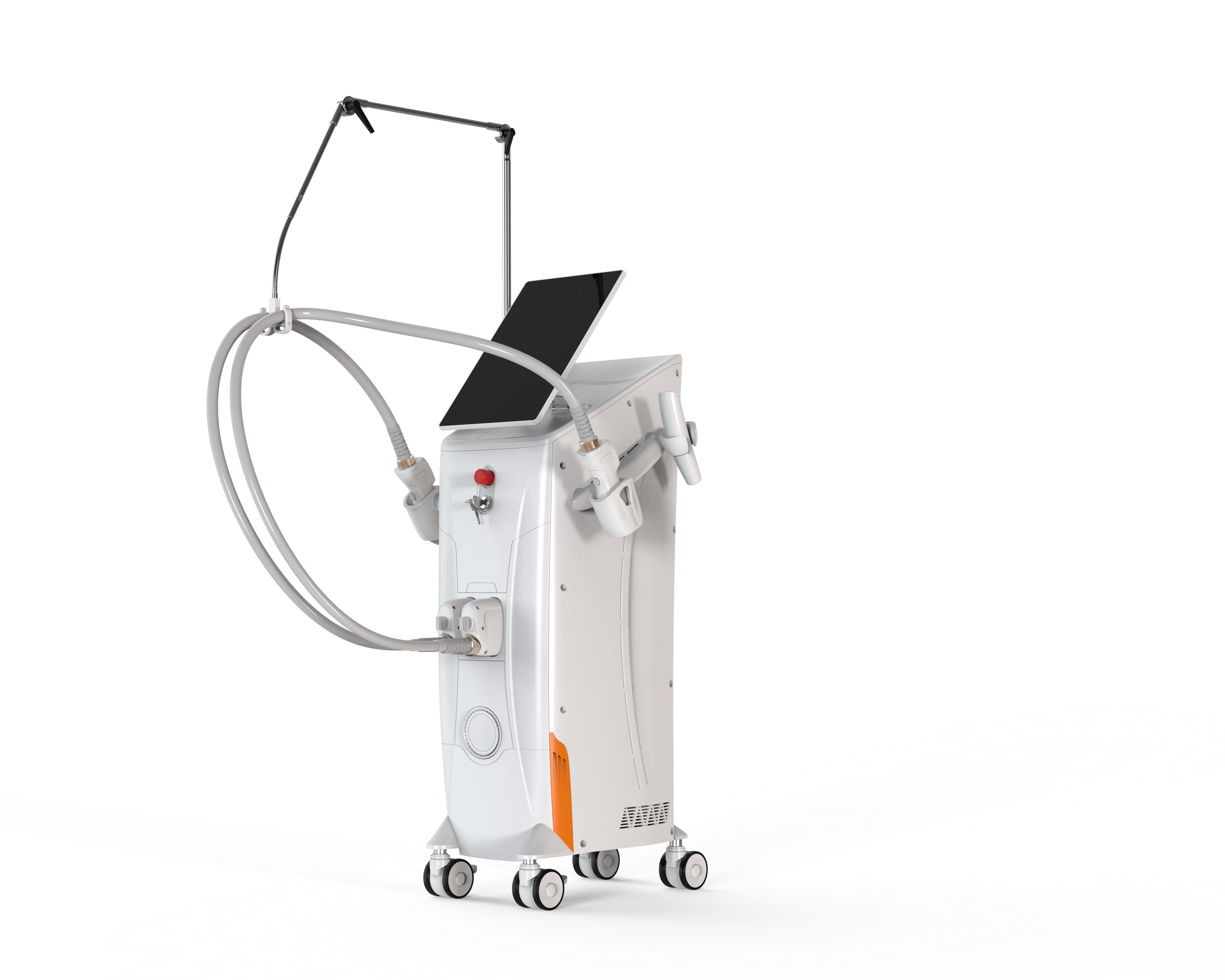PZLASER EOSICE® Max Diode Laser medical device with wheels and a control panel. It is an ideal laser purchase.