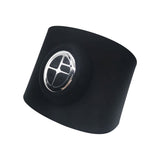 Image showing compact wrapped view of a black electric slimming device. It is a great EMS device purchase.