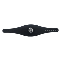 Image showing front view of a black electric slimming device. It is a great EMS device purchase.