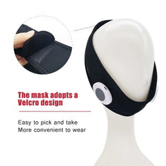 Image showing a black slimming face with a velcro design. It is a great Micro Current EMS device purchase.