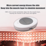 Image showing the EMS Micro Current feature of a black slimming face mask. It is a great Micro Current EMS device purchase.
