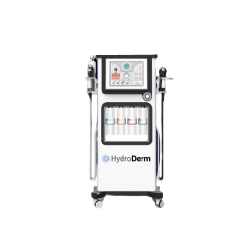 HydroDerm machine on wheels stand with a front view. It is an ideal RF device purchase.