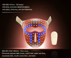 Four Color LED Light Therapy Silicone Mask – App Controlled