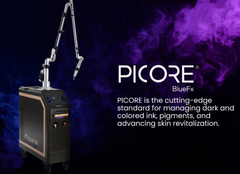 Picore Picosecond Device by Lacora showing the benefits of laser device. It is a great value for Picosecond  Nd:YAG Laser purchase.