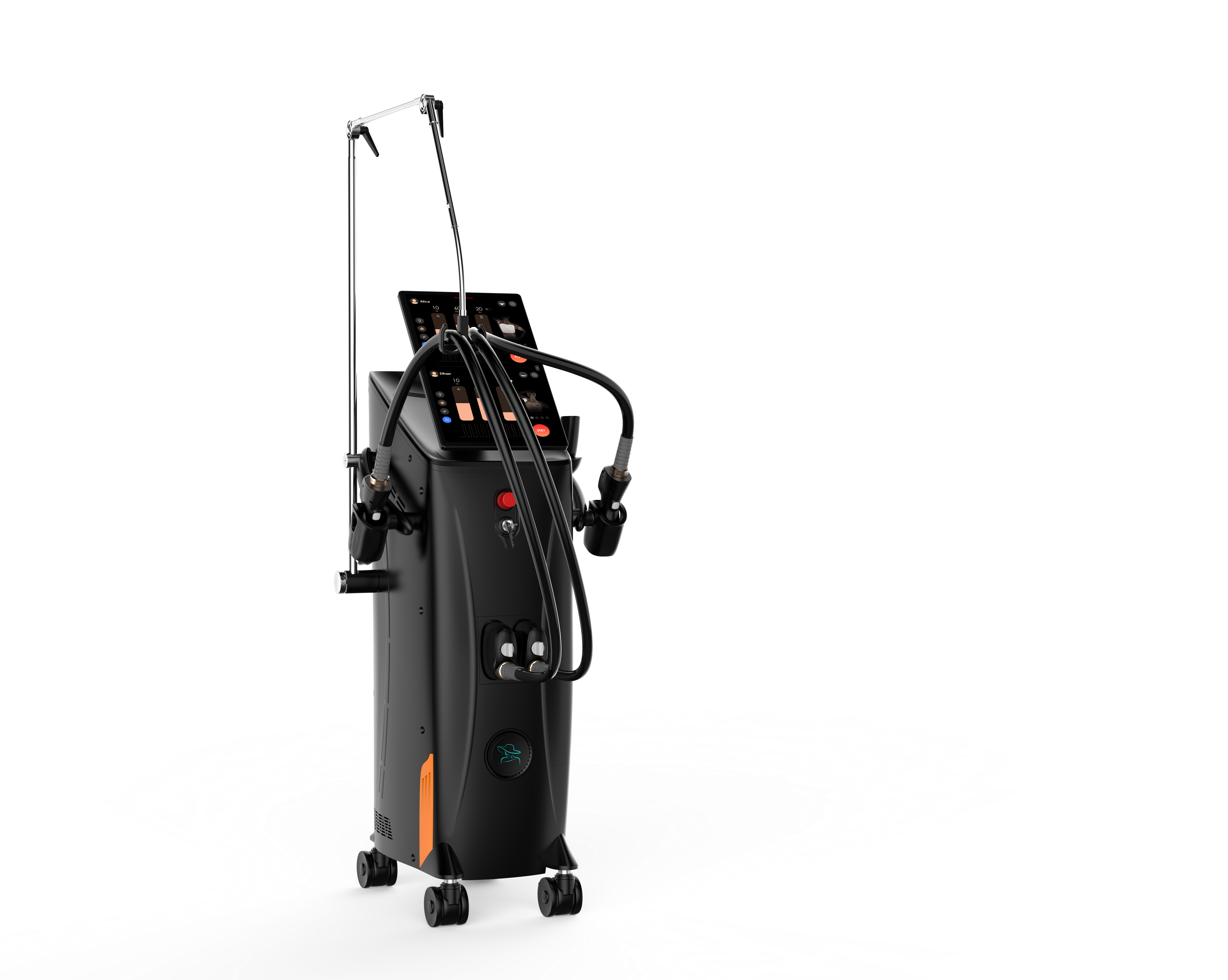 PZLASER EOSICE® Max Diode Laser medical device with wheels and a control panel. It is an ideal laser purchase.