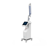 Fractional CO2 Aesthetic Laser Medical device with a digital screen and nozzle. It is an ideal laser device purchase. 