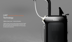 SLIMUS Laser Device showing the top half of the device that used LVAT Technology for effective body fat reduction. It is a great value aesthetic laser purchase.
