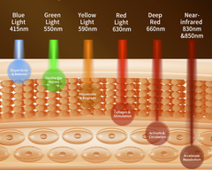 7 Wavelength Led Therapy Desktop Panel