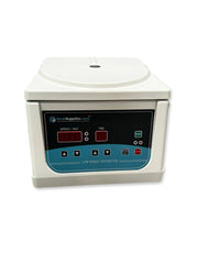 A portable centrifuge machine with a digital display and multiple settings, designed for laboratory use. It is an ideal centrifugation device purchase.