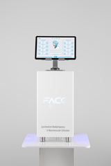 WonderFace device with a screen displaying a profile on a digital screen. It is a great value laser purchase. 