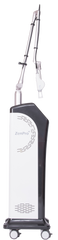 Portable vacuum cleaner with wheels on a white background. It is an ideal device purchase.